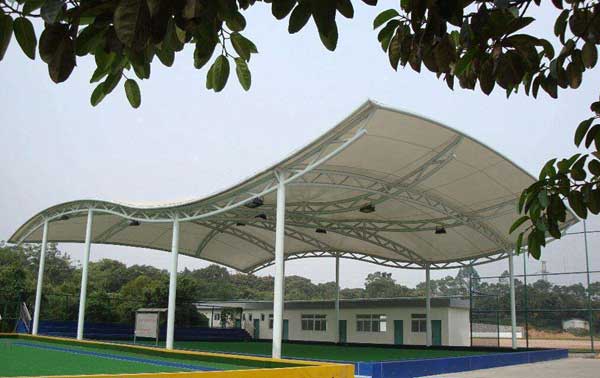 浙江杭州星野花苑北區(qū)、光明小區(qū)修建電動自行車膜結(jié)構(gòu)停車棚工程